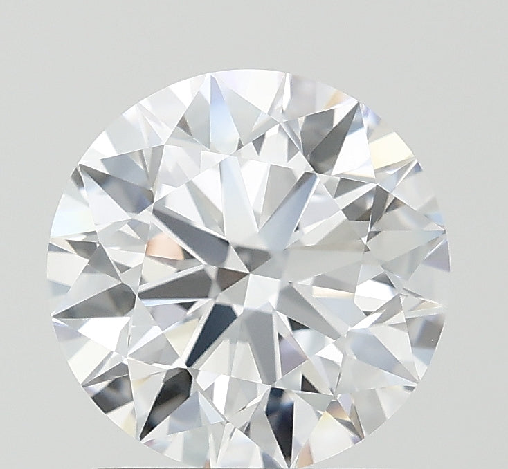 1.7 Carat Round Lab Diamond with  Cut Diamond in 14KT  view 1
