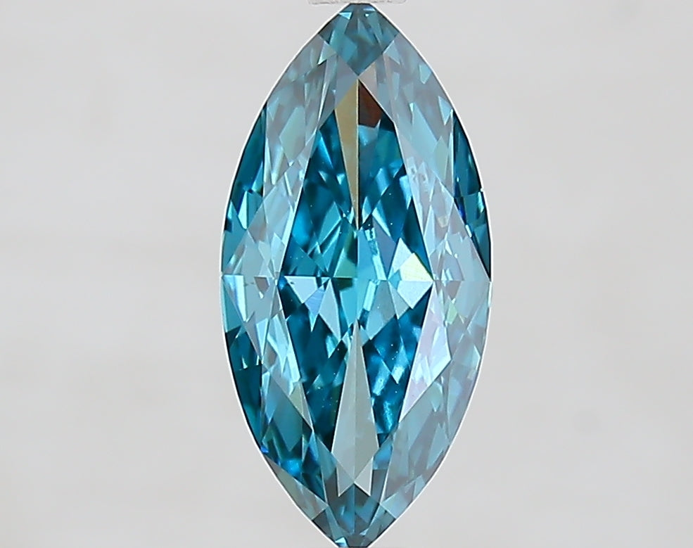 1.7 Carat Marquise Lab Diamond with  Cut Diamond in 14KT  view 1

