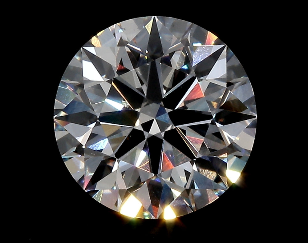 1.5 Carat Round Lab Diamond with  Cut Diamond in 14KT  view 1
