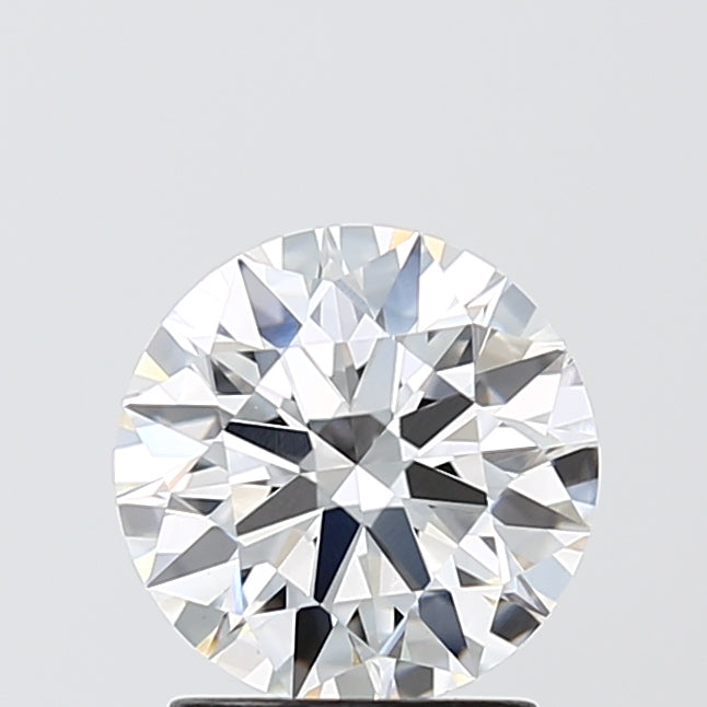 1.8 Carat Round Lab Diamond with  Cut Diamond in 14KT  view 1
