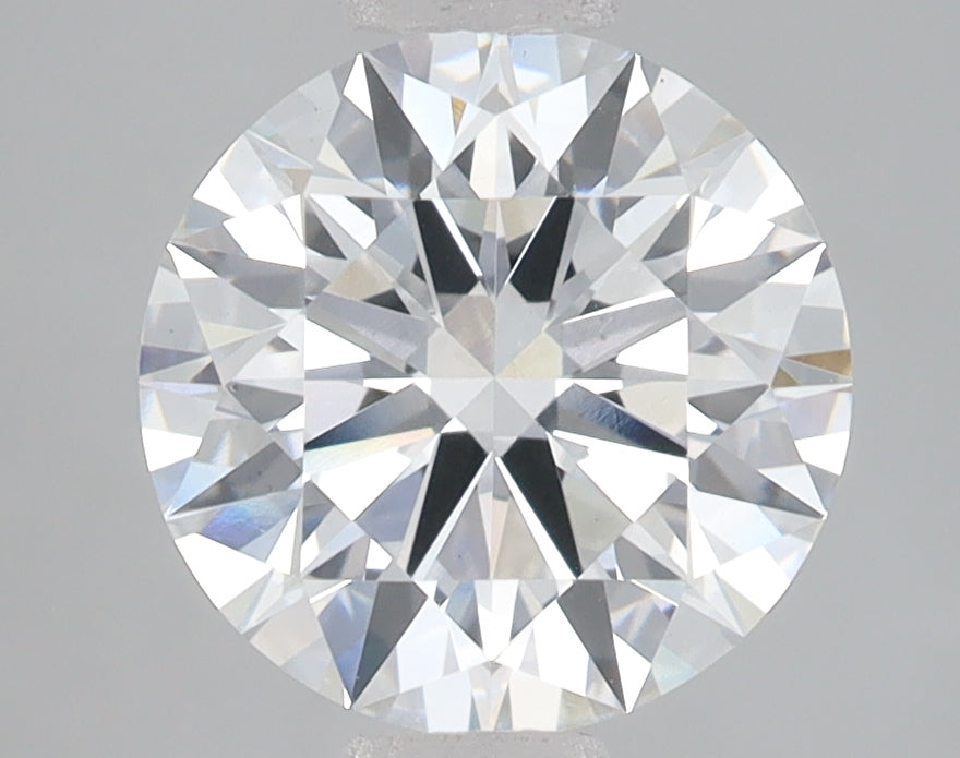 2.68 Carat Round Lab Diamond with  Cut Diamond in 14KT  view 1
