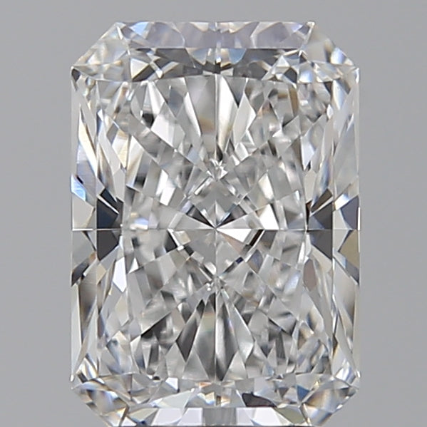 3.04 Carat Radiant Lab Diamond with  Cut Diamond in 14KT  view 1
