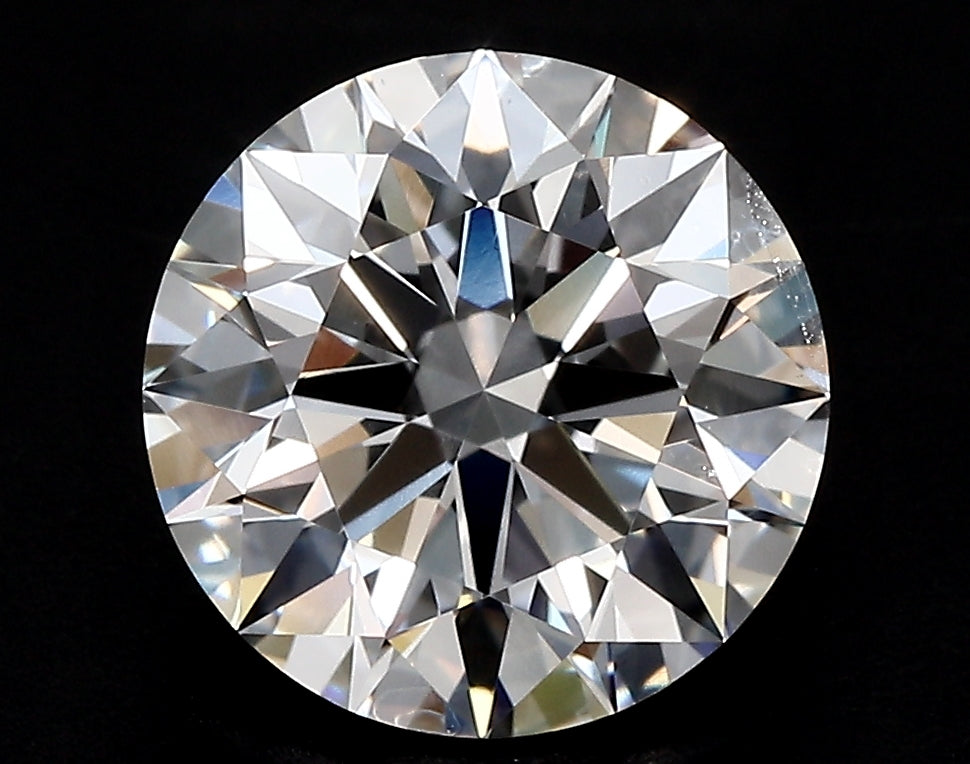 2.19 Carat Round Lab Diamond with  Cut Diamond in 14KT  view 1
