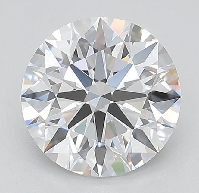 1.41 Carat Round Lab Diamond with  Cut Diamond in 14KT  view 1
