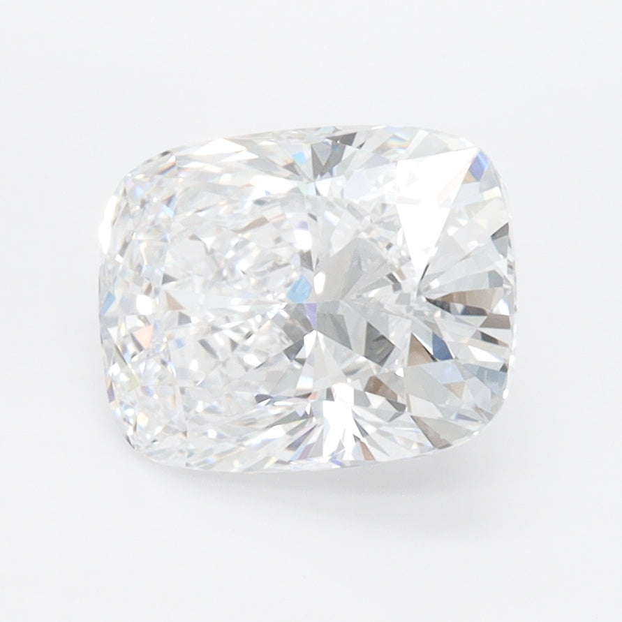 2.02 Carat Cushion Lab Diamond with  Cut Diamond in 14KT  view 1
