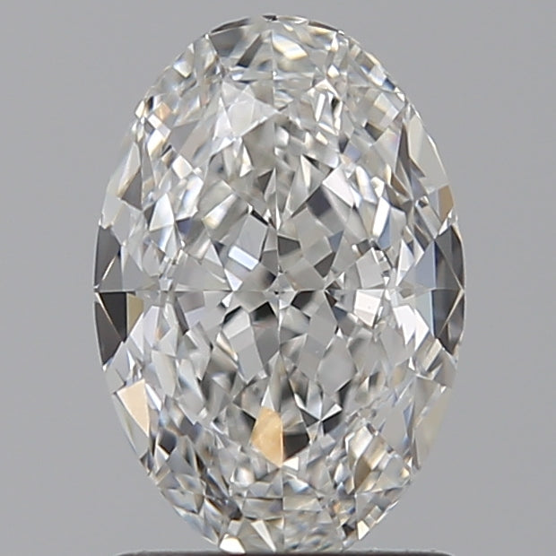 1.51 Carat Oval Lab Diamond with  Cut Diamond in 14KT  view 1
