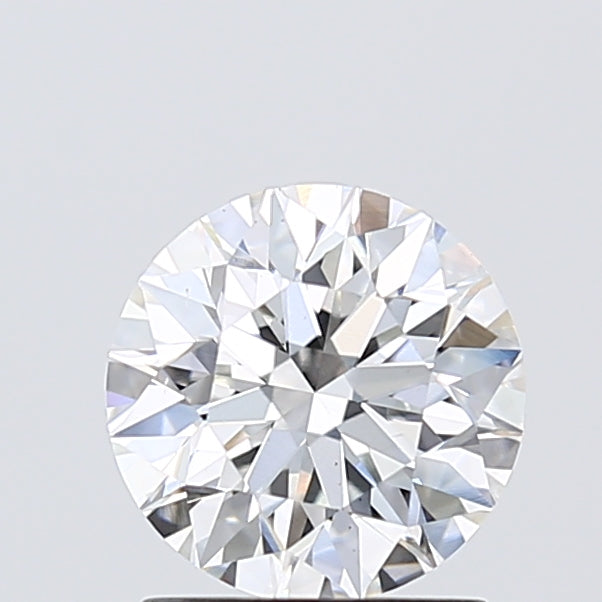 1.45 Carat Round Lab Diamond with  Cut Diamond in 14KT  view 1

