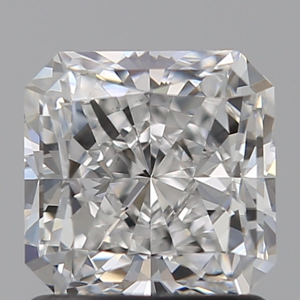 1.25 Carat Radiant Lab Diamond with  Cut Diamond in 14KT  view 1
