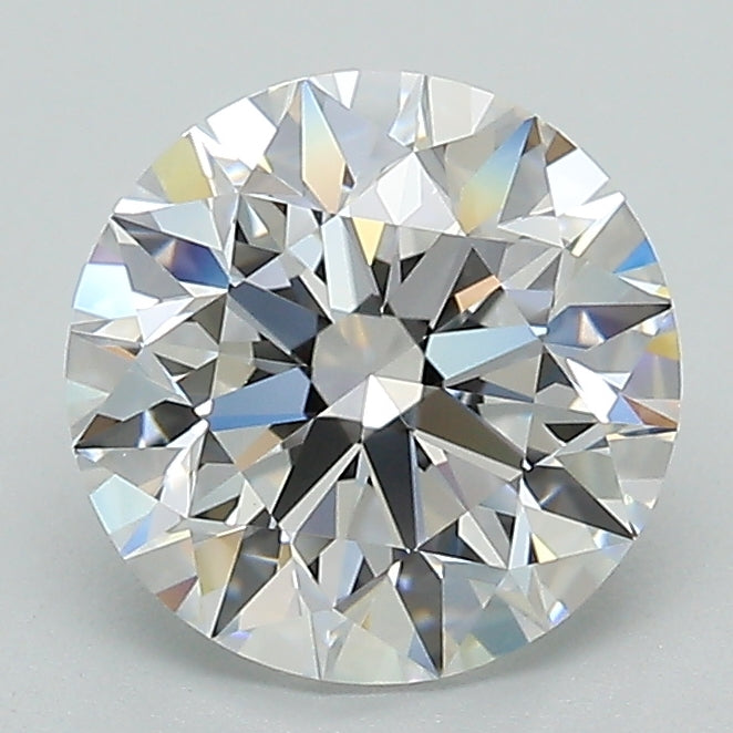 1.91 Carat Round Lab Diamond with  Cut Diamond in 14KT  view 1
