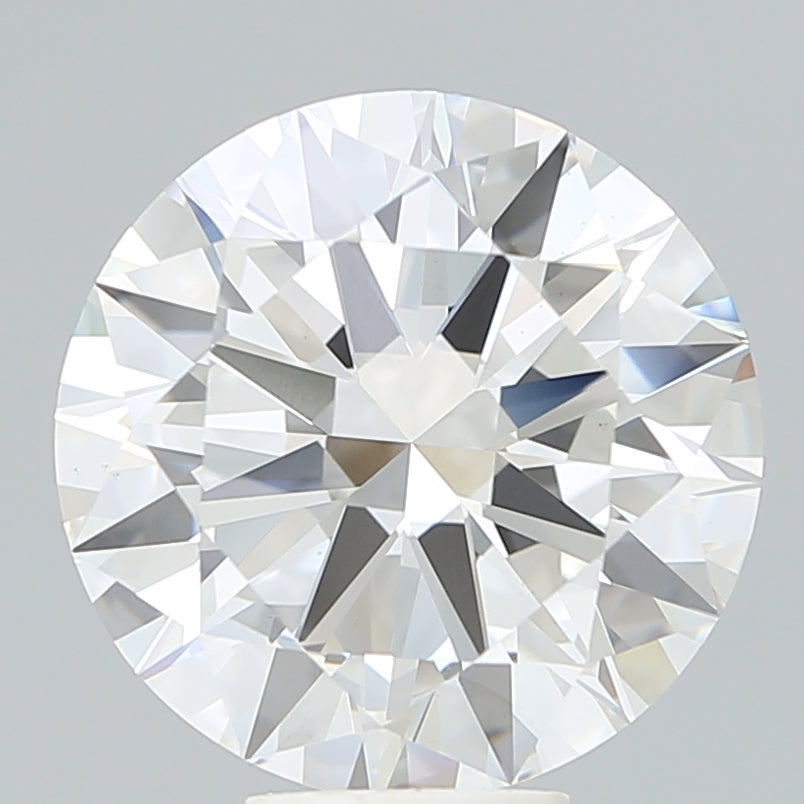 7.45 Carat Round Lab Diamond with  Cut Diamond in 14KT  view 1
