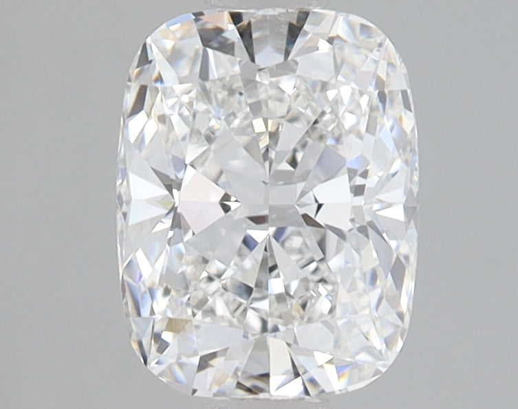 1.5 Carat Cushion Lab Diamond with  Cut Diamond in 14KT  view 1
