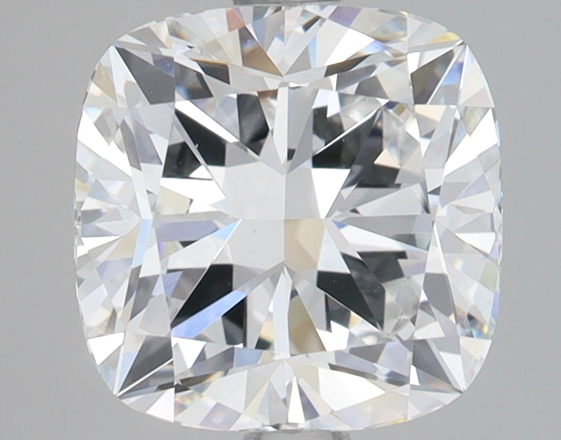 3.0 Carat Cushion Lab Diamond with  Cut Diamond in 14KT  view 1
