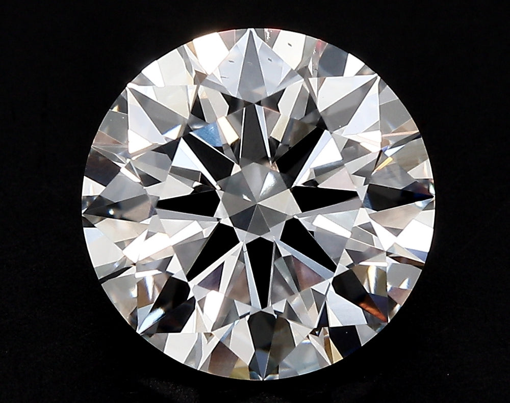 2.13 Carat Round Lab Diamond with  Cut Diamond in 14KT  view 1

