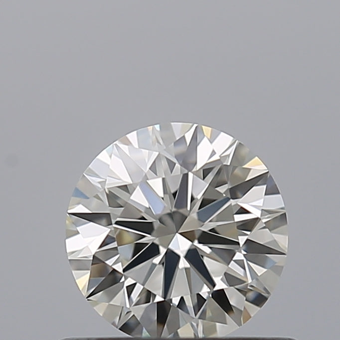 0.5 Carat Round Natural Diamond with  Cut Diamond in 14KT  view 1
