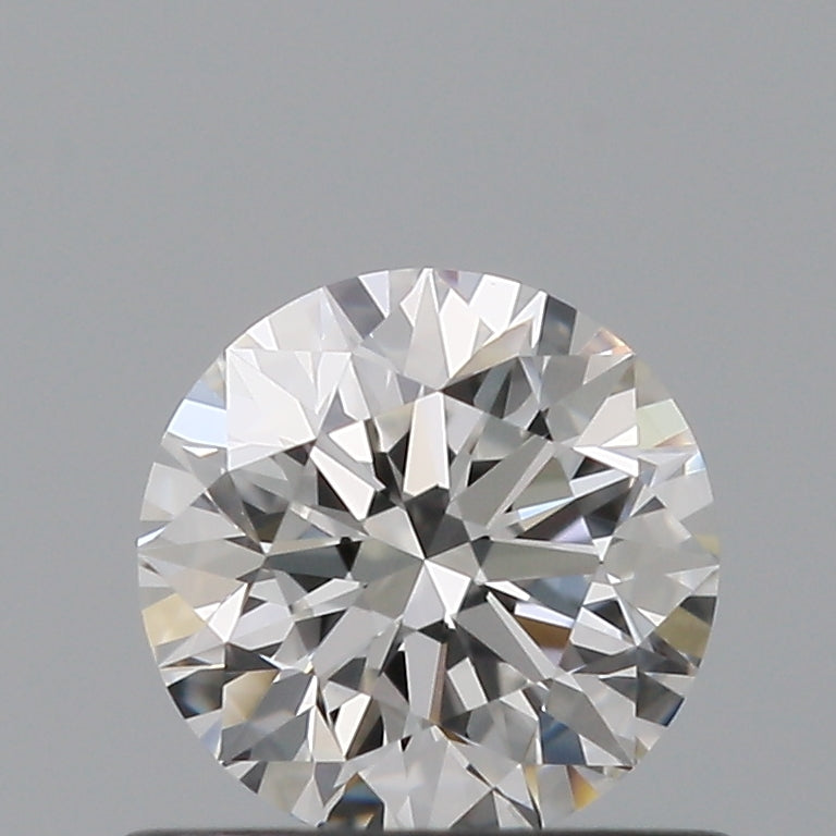 0.55 Carat Round Natural Diamond with  Cut Diamond in 14KT  view 1
