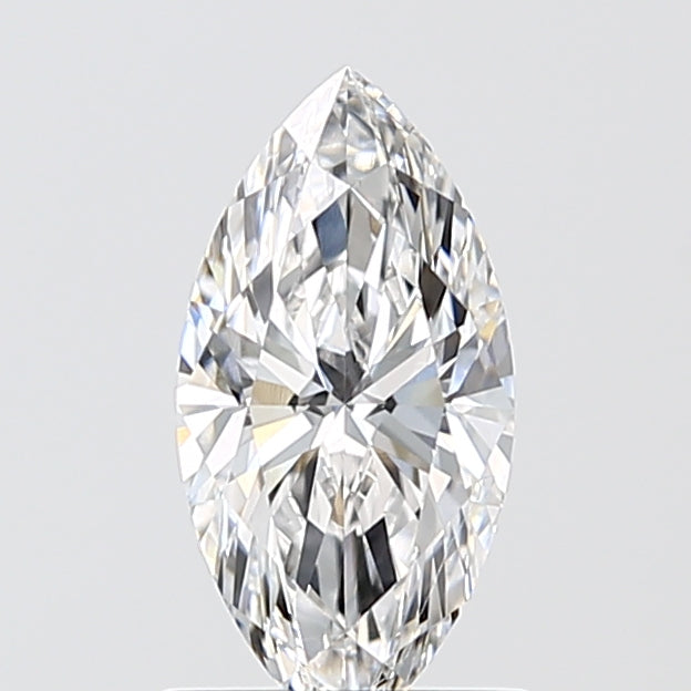 1.09 Carat Marquise Lab Diamond with  Cut Diamond in 14KT  view 1
