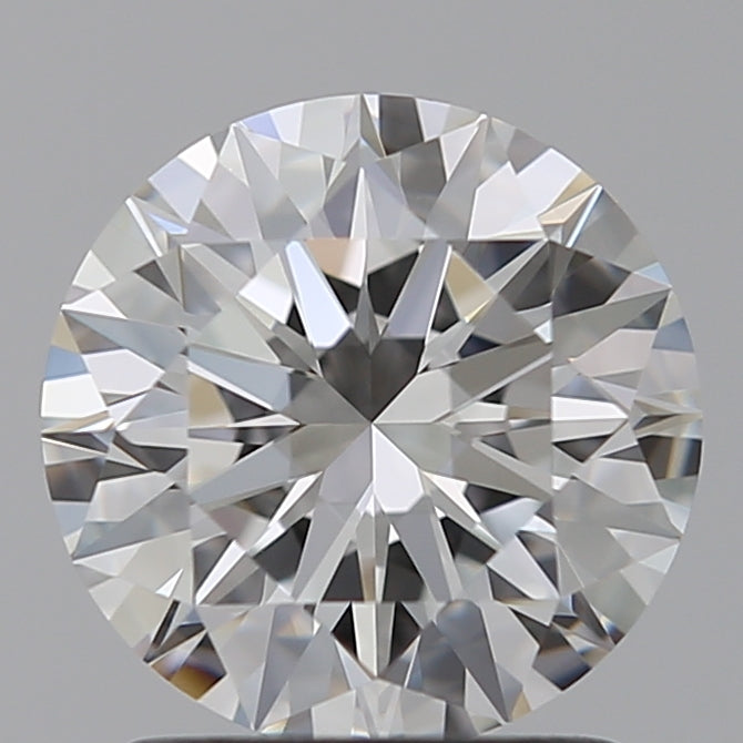1.51 Carat Round Lab Diamond with  Cut Diamond in 14KT  view 1
