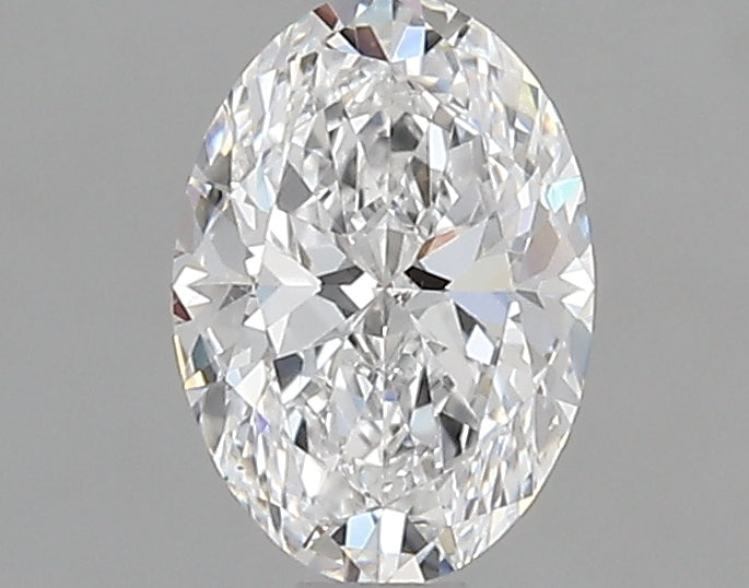 0.7 Carat Oval Natural Diamond with  Cut Diamond in 14KT  view 1
