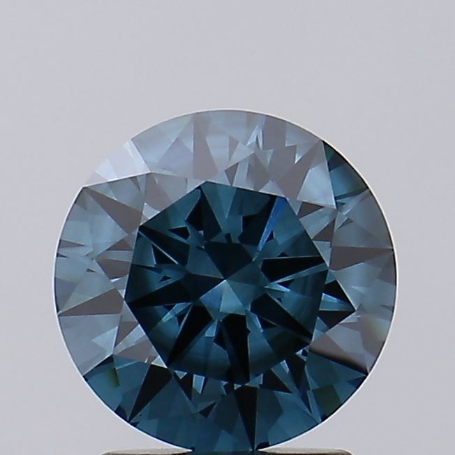 1.97 Carat Round Lab Diamond with  Cut Diamond in 14KT  view 1
