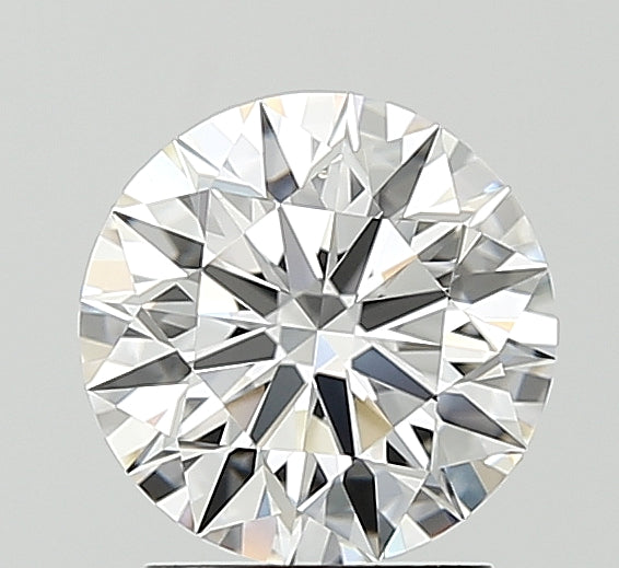 1.52 Carat Round Lab Diamond with  Cut Diamond in 14KT  view 1
