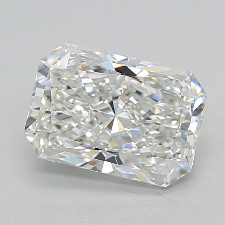 3.0 Carat Radiant Lab Diamond with  Cut Diamond in 14KT  view 1
