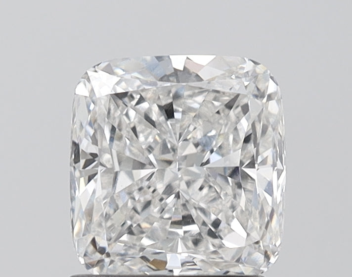 1.51 Carat Cushion Lab Diamond with  Cut Diamond in 14KT  view 1
