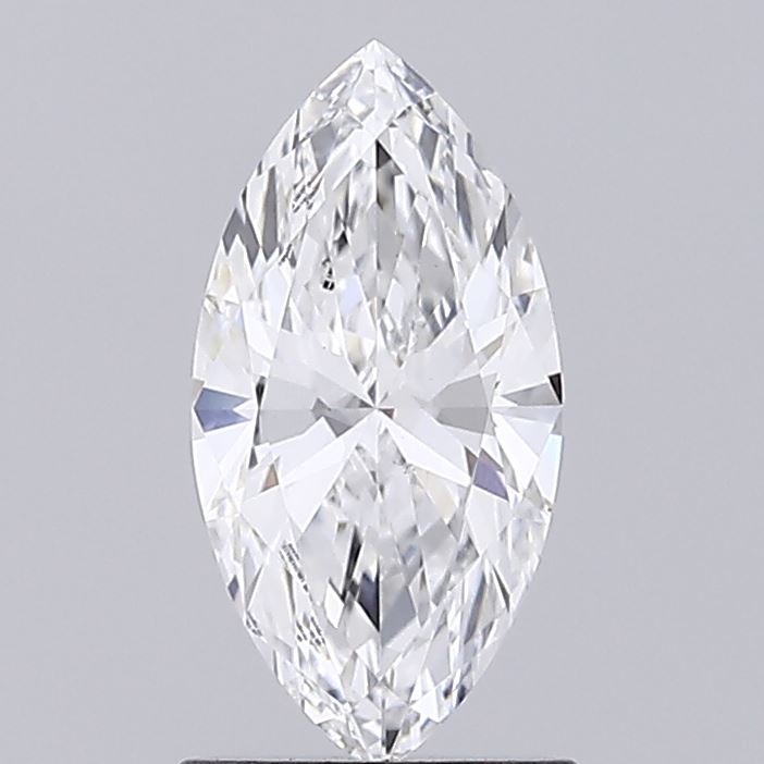 1.03 Carat Marquise Lab Diamond with  Cut Diamond in 14KT  view 1
