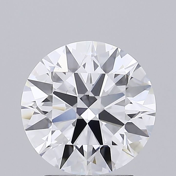 1.93 Carat Round Lab Diamond with  Cut Diamond in 14KT  view 1
