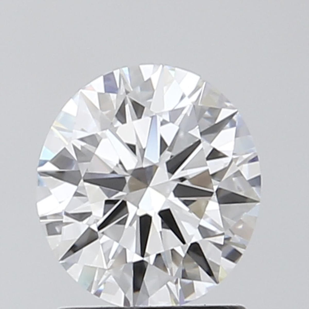 1.27 Carat Round Lab Diamond with  Cut Diamond in 14KT  view 1
