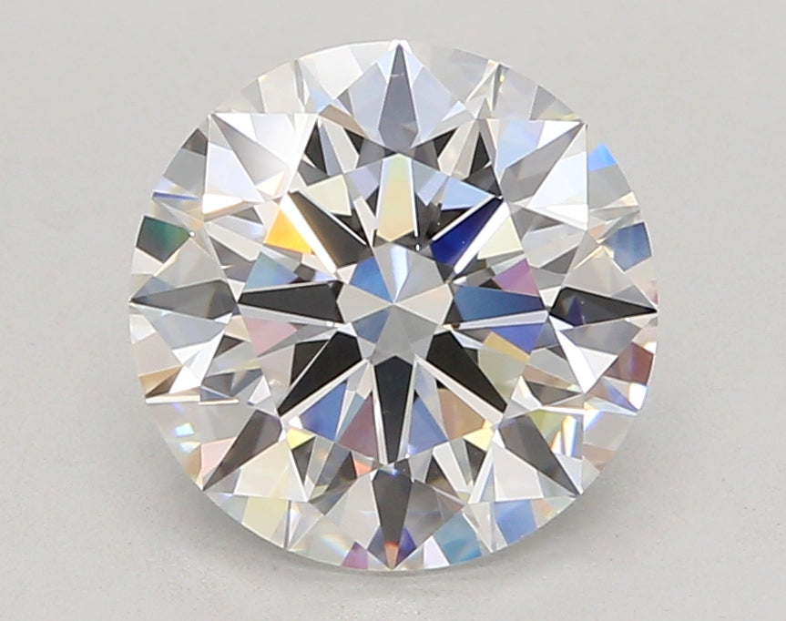 3.51 Carat Round Lab Diamond with  Cut Diamond in 14KT  view 1
