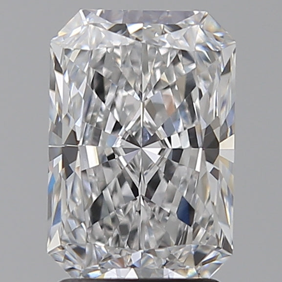 2.3 Carat Radiant Lab Diamond with  Cut Diamond in 14KT  view 1
