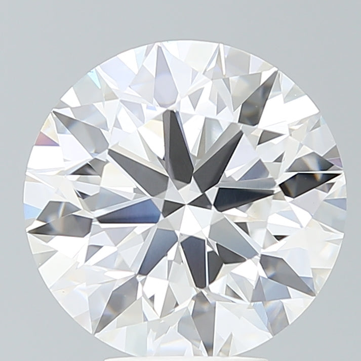 5.59 Carat Round Lab Diamond with  Cut Diamond in 14KT  view 1
