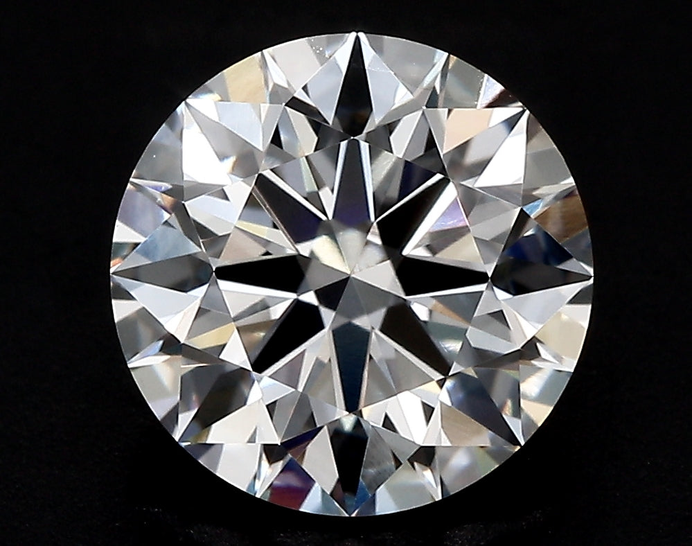 1.3 Carat Round Lab Diamond with  Cut Diamond in 14KT  view 1
