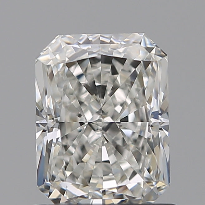 1.01 Carat Radiant Natural Diamond with  Cut Diamond in 14KT  view 1
