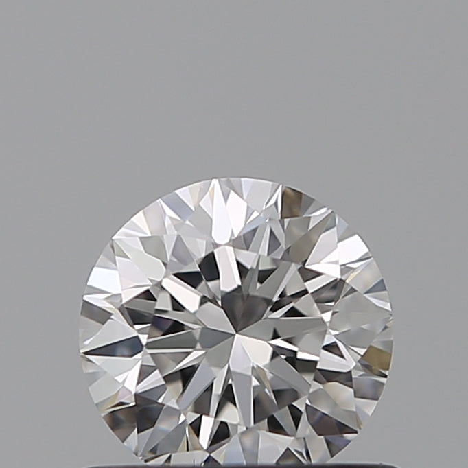 0.55 Carat Round Natural Diamond with  Cut Diamond in 14KT  view 1
