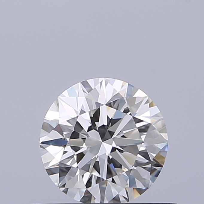 0.5 Carat Round Natural Diamond with  Cut Diamond in 14KT  view 1
