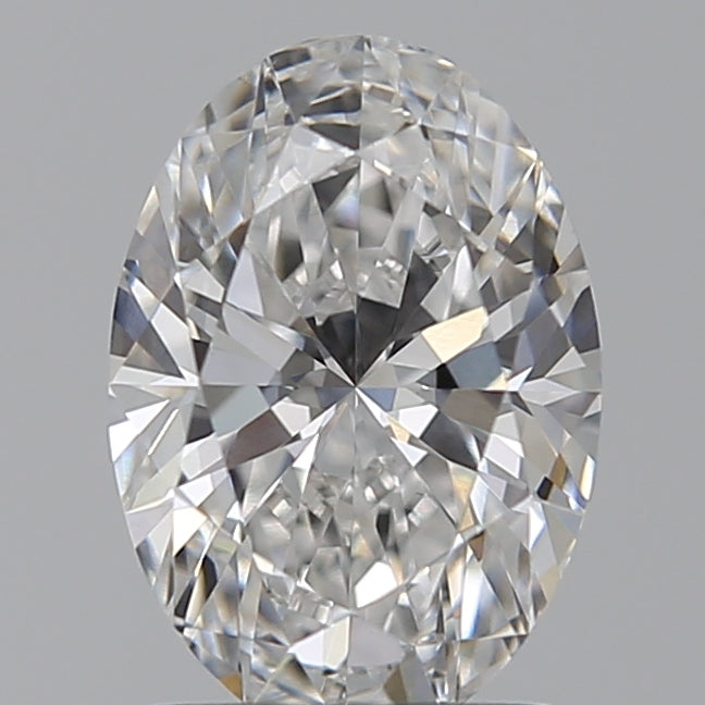1.51 Carat Oval Lab Diamond with  Cut Diamond in 14KT  view 1
