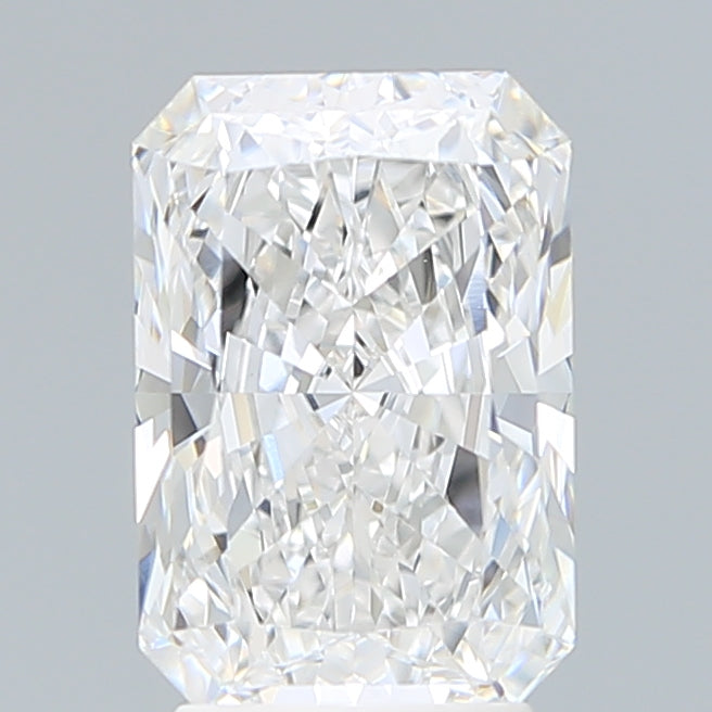 3.07 Carat Radiant Lab Diamond with  Cut Diamond in 14KT  view 1
