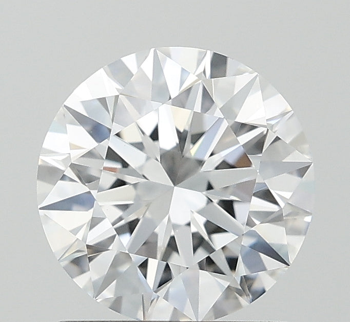 1.29 Carat Round Lab Diamond with  Cut Diamond in 14KT  view 1
