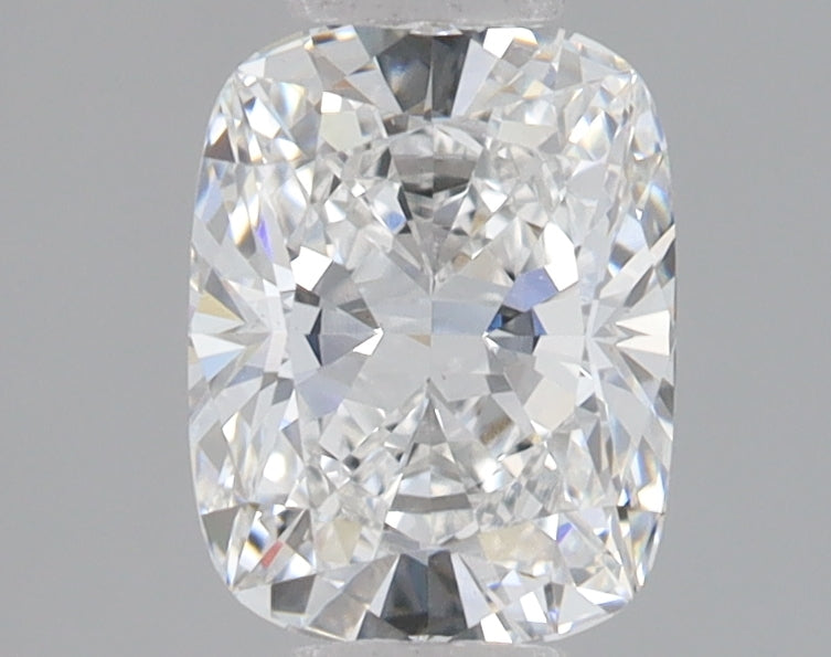 1.54 Carat Cushion Lab Diamond with  Cut Diamond in 14KT  view 1

