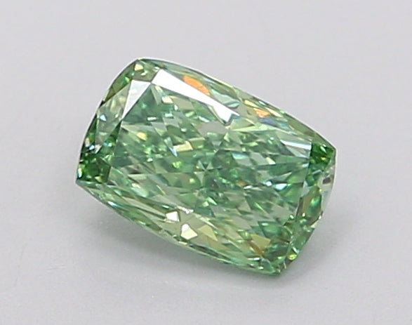 0.51 Carat Cushion Lab Diamond with  Cut Diamond in 14KT  view 1
