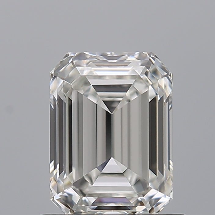 0.9 Carat Emerald Natural Diamond with  Cut Diamond in 14KT  view 1
