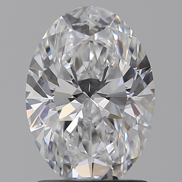1.5 Carat Oval Lab Diamond with  Cut Diamond in 14KT  view 1
