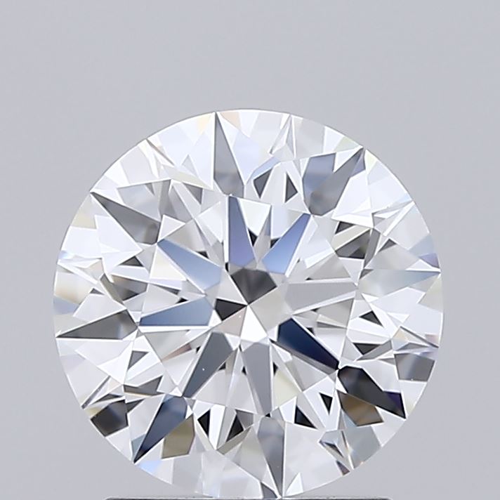 1.52 Carat Round Lab Diamond with  Cut Diamond in 14KT  view 1
