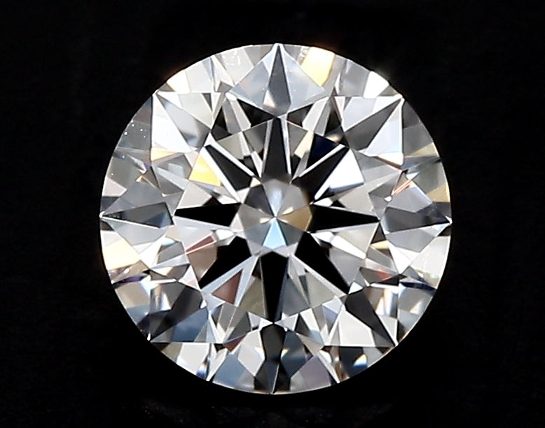 1.45 Carat Round Lab Diamond with  Cut Diamond in 14KT  view 1
