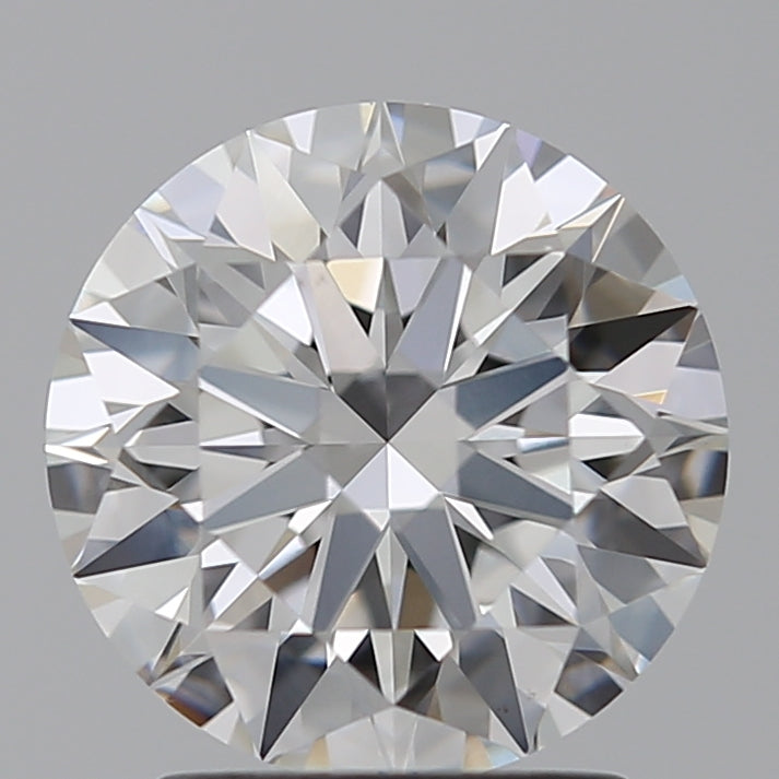2.09 Carat Round Lab Diamond with  Cut Diamond in 14KT  view 1
