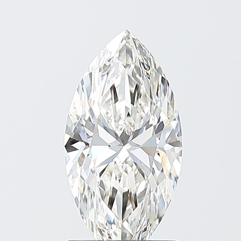 1.54 Carat Marquise Lab Diamond with  Cut Diamond in 14KT  view 1
