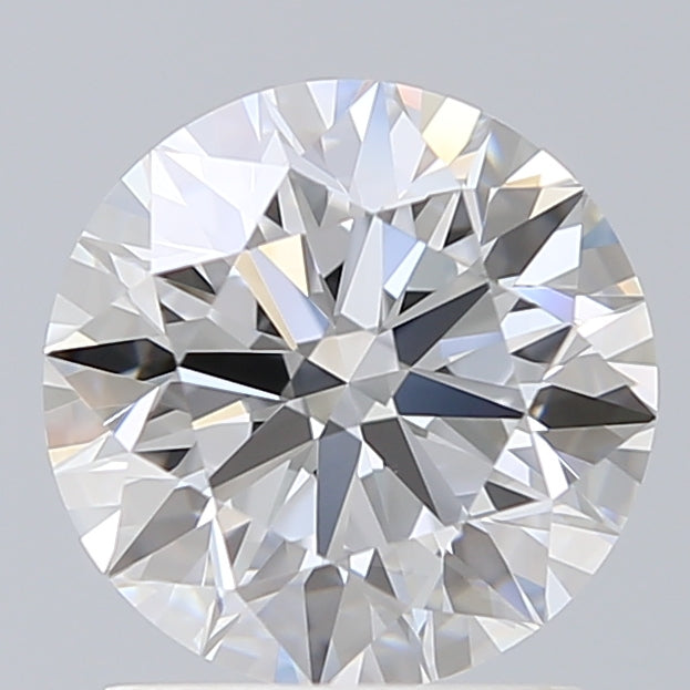 1.74 Carat Round Lab Diamond with  Cut Diamond in 14KT  view 1
