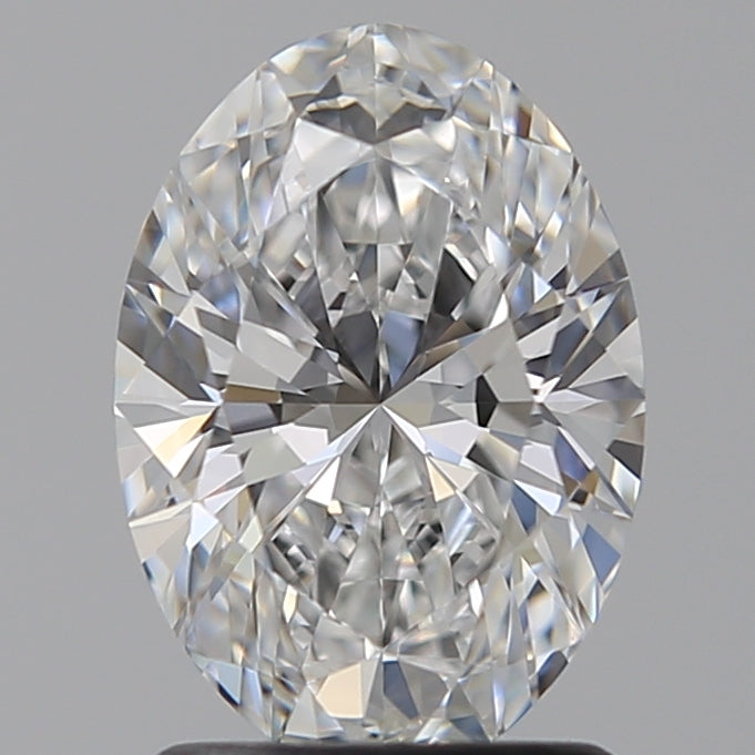 1.59 Carat Oval Lab Diamond with  Cut Diamond in 14KT  view 1
