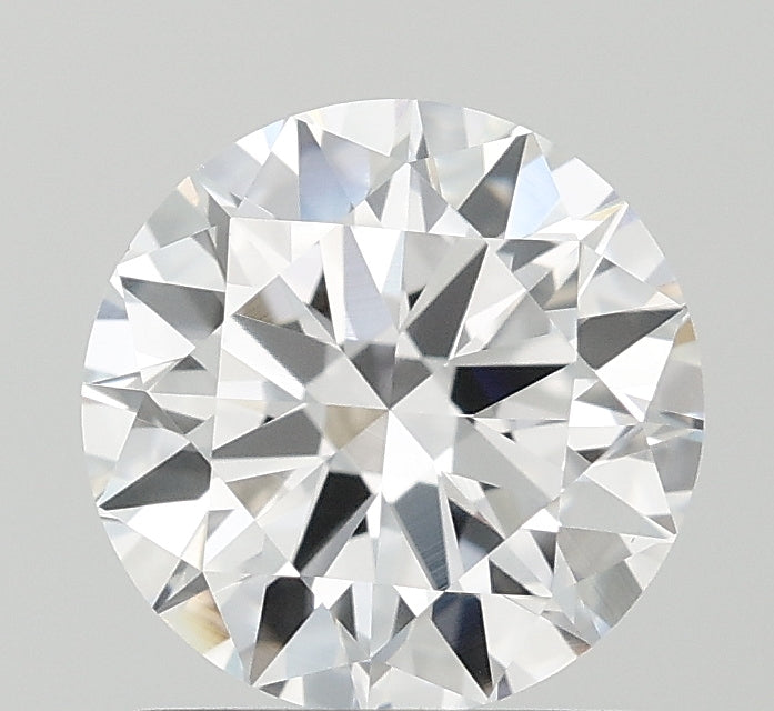 1.31 Carat Round Lab Diamond with  Cut Diamond in 14KT  view 1
